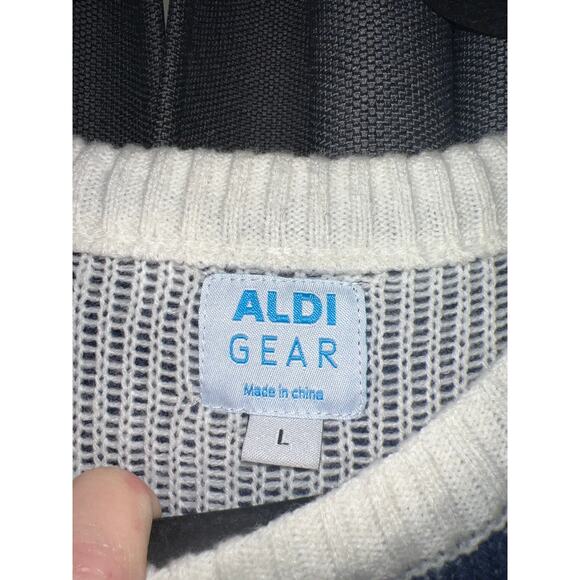 Ugly Christmas Sweater Xmas Size Large Aldi - Picture 2 of 3